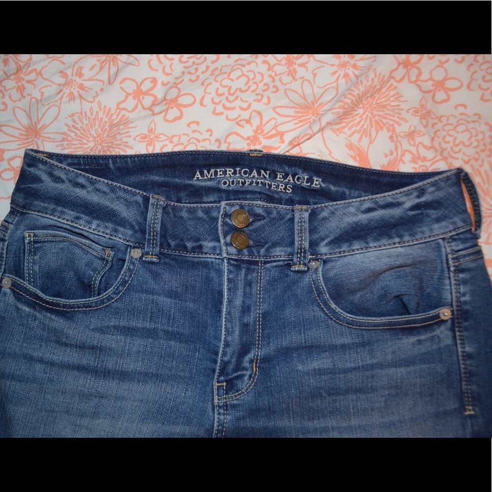 American Eagle Artist Crop Jeans